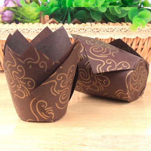 Χαρτί κάλυψης για cupcakes, χαρτί Tuli Baking Wrappe Ca Cake Muffin Cup Box Safe για την κουζίνα