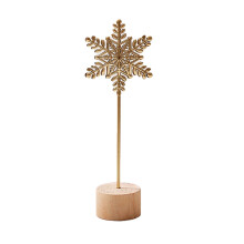 Sculpture décorative en métal doré à la feuille de ginkgo, objet de décoration moderne pour table, salon, chambre, bibliothèque et bureau –