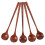 Cucharas de madera, material de madera, 5 piezas, remover, 28 cm 1