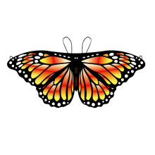 Ballon papillon suspendu ZZkhGO, drapeau décoratif papillon pour jardin, accessoire photo réutilisable pour anniversaire, carnaval ou mariage