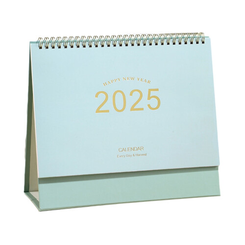 2025 Μίνι Επιτραπέζιο Ημερολόγιο, Μονόχρωμο, Αναδιπλούμενο Μικρό Επιτραπέζιο