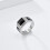 Men's Stainless Steel Cross Ring Silver Size 8 3