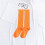Women's Knee-High Compression Socks Cotton Orange One Size 4