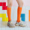 Women's Knee-High Compression Socks Cotton Orange One Size 5