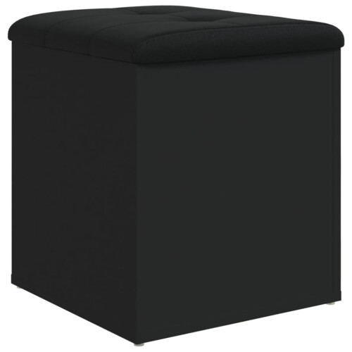 VidaXL vidaXL Storage Bench Black 42x42x45 cm Engineered Wood