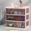 Stackable Clear Drawer Desktop Organizer, Plastic Sliding Drawer Storage, Compatible with Small Office & Home Use 6