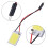 COB LED Light Panel 6000K White T10 Adapter 16 LED 8