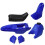 Kit parafango in plastica, corpo sella e serbatoio per Yamaha PW50PY50 Blu 4