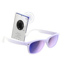 Intelligente Bluetooth-Sonnenbrille 5,4 Touch Control KI-Sprachsteuerung Pink UV400 Polarisierend