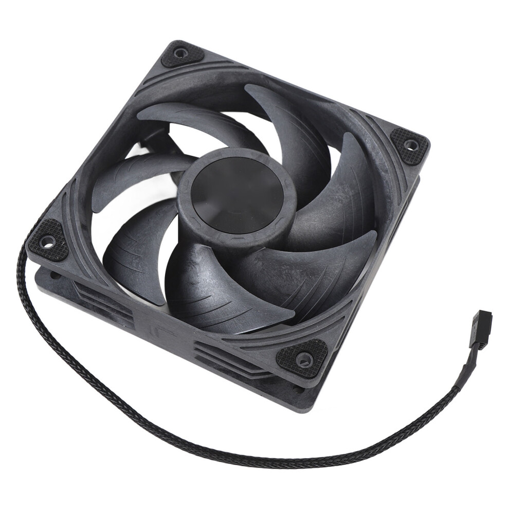 120Mm Cooling Fan 3000Rpm, 3 Gears, Double Ball Bearings, Black 5051391765882