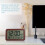Temperature Clock Digital Wall Clock Black Plastic 1Pack 4