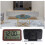 Temperature Clock Digital Wall Clock Black Plastic 1Pack 7