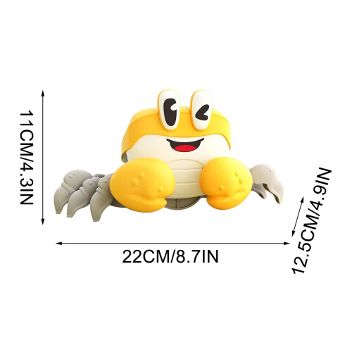 Crawling Crab Baby Toy Interactive Sensory Light Sound 1