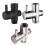3-Way Shower Arm Diverter Valve with 3 Washers Silver 7