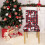 Set de 4 huse de scaun de Crăciun, elastice, cu design de căprioare 6