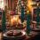 Pinecone LED Candles Flameless Battery-Operated 6 Pack 4
