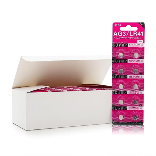 Baterie tip pastilă LR41, 1,55 V, pachet de 10 2