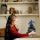 Mini Christmas Tree Artificial Blue Desktop Decor with Bow 4