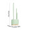 Ensemble brosse de toilette et ventouse 3 en 1 avec support 3