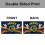 Hippie-Friedensflagge, doppelseitig, 90 x 150 cm, 3-lagig mit Messing 5