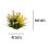 Miniature Flower Cluster Diorama Grass Tufts Yellow 7