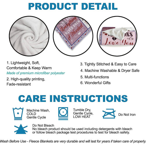 Soft Fleece Couples Blanket40x50inches 2