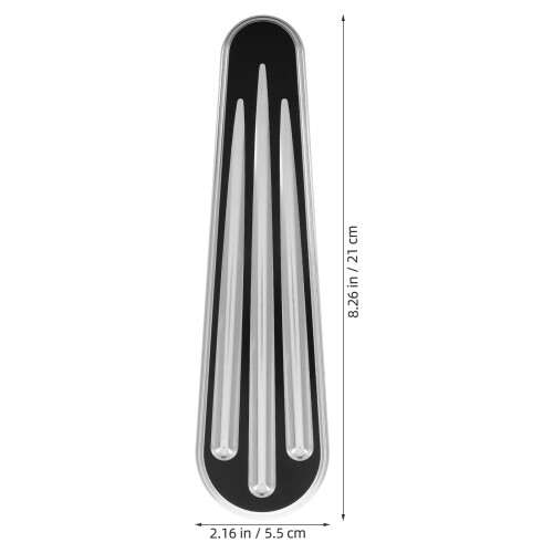 Motorcycle Tank Pad Kit with Metal Dash Panel Insert for 1
