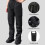 Split-Regenhose EU 2XL Schwarz Polyester atmungsaktiv 9