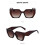 DG2246Γυναικεία γυαλιά ηλίου Cat-Eye - Σχεδιασμός πλήρους πλαισίου με φαρδιούς 4