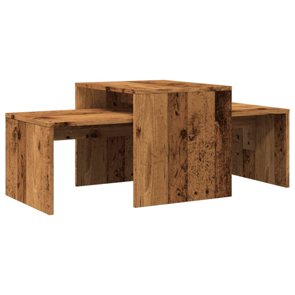 Vidaxl Coffee Table Old Wood 100X48x40 Cm Engineered Wood