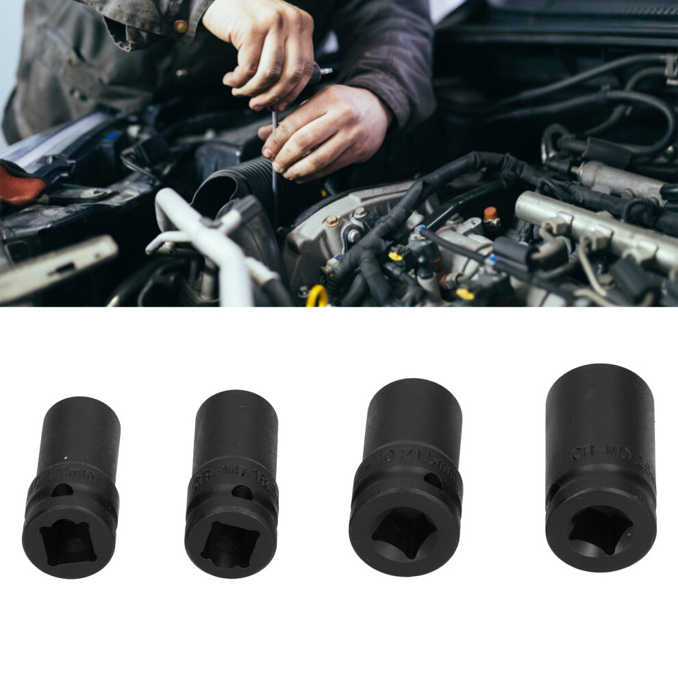 Wheel Nut Lock Removal Kit 4Pcs Aluminium Alloy Car Tool For Safe Quick Use 4951391767569