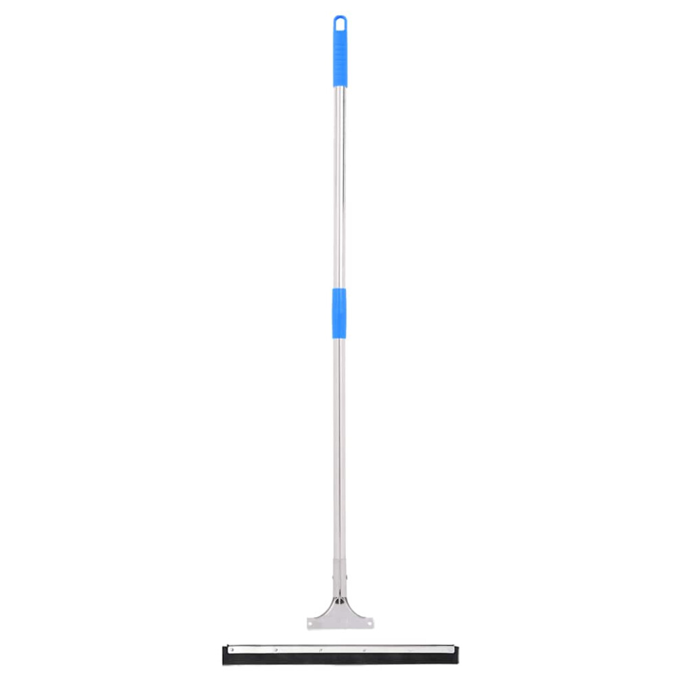 vidaXL - Floor Squeegee - Steel and Rubber - 45x122.5 cm - Silver - Image 2