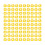 100PCS Yellow Plastic Pigeon Leg Rings 8mm for identification 16