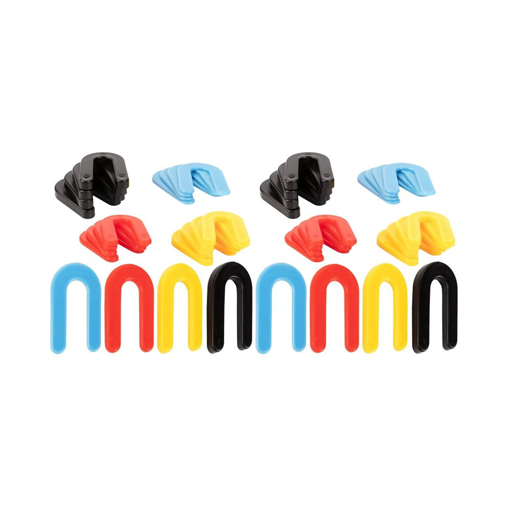 480 Packs Plastic Shims Horseshoe U Shaped Tile Spacer Shims Small Structural Plastic Shims 6034100022055