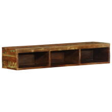 vidaXL TV-Wandschrank 100x30x19 cm Altholz Massiv