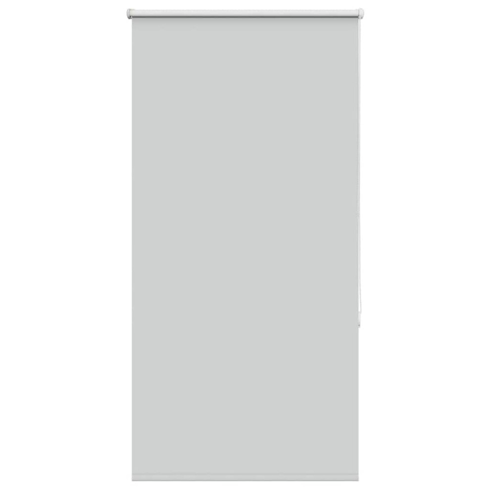 Vidaxl Roller Blind Blackout Light Grey 75X175 Cm Fabric Width 70.7 Cm Polyester