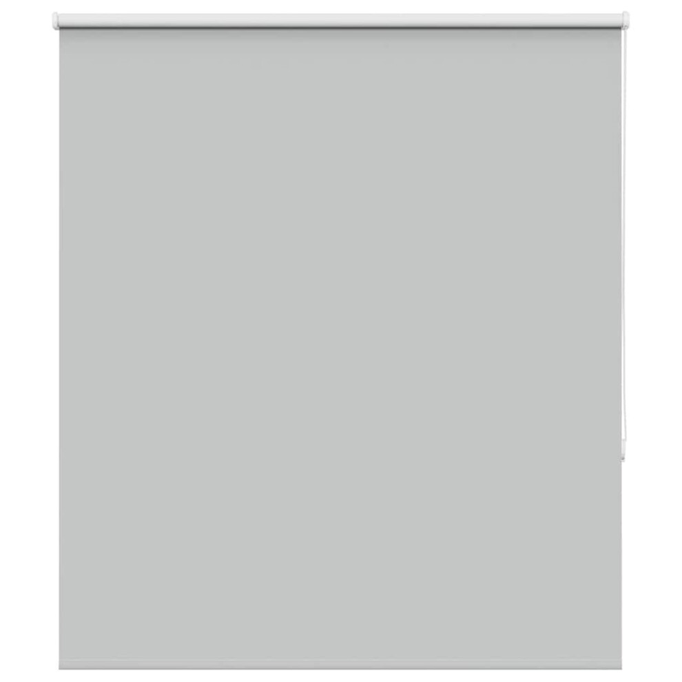 Vidaxl Roller Blind Blackout Light Grey 120X150 Cm Fabric Width 116.6 Cm Polyester