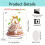 Christmas acrylic Ferris wheel desktop decor 1 piece 3