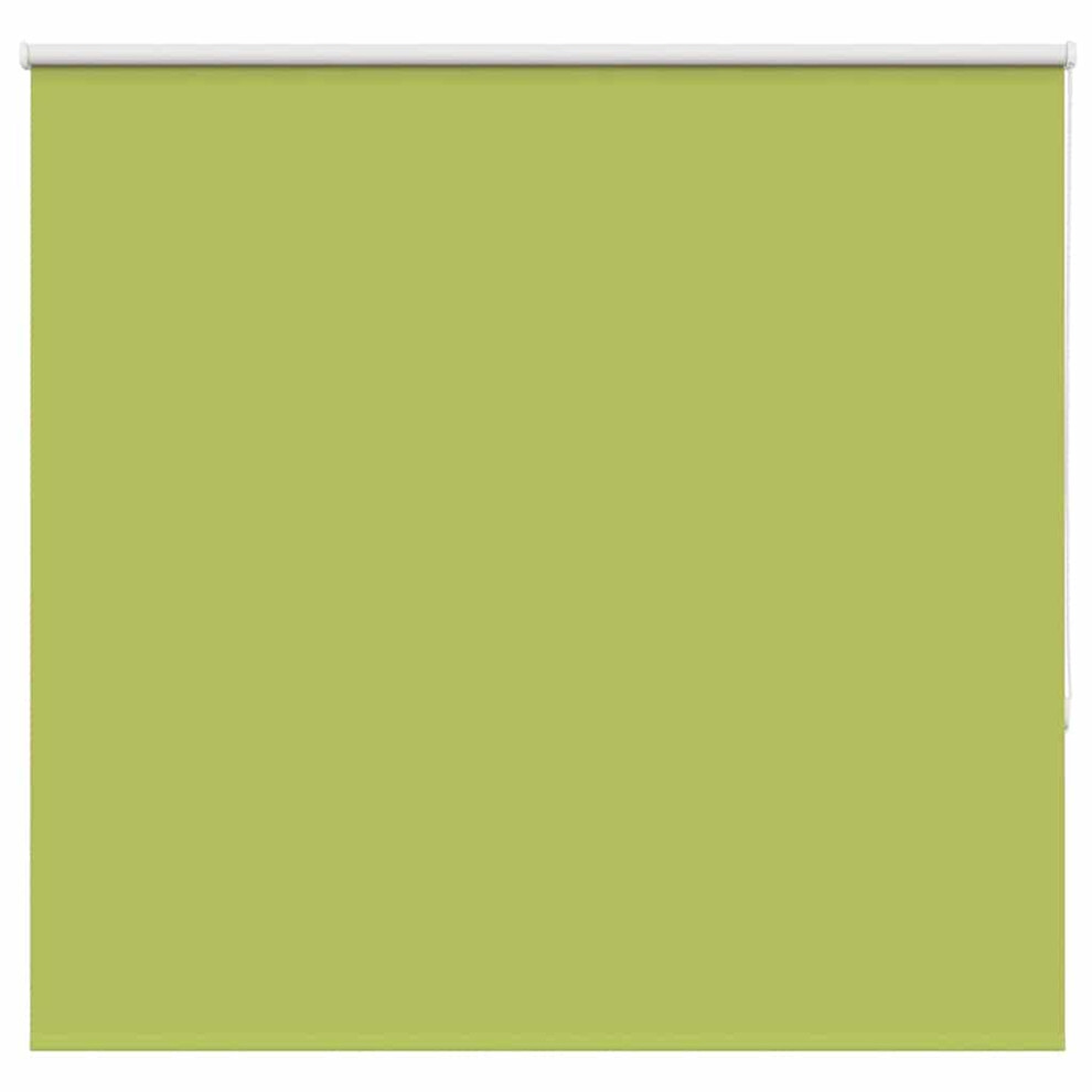 Vidaxl Roller Blind Blackout Leaves Green 155X150 Cm Fabric Width 151.6 Cm Polyester