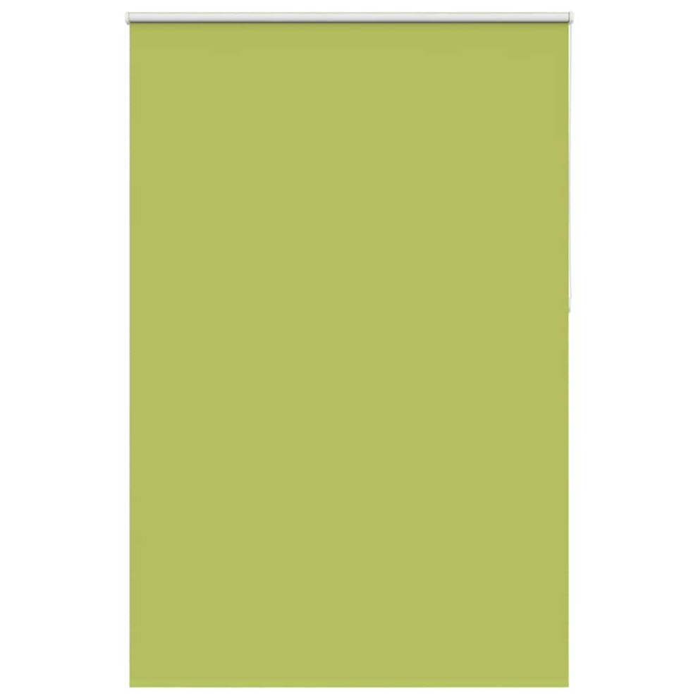 Vidaxl Roller Blind Blackout Leaves Green 145X210 Cm Fabric Width 141.6 Cm Polyester