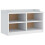 VidaXL vidaXL Hallway Bench SANDNES White 87x40x50 cm Solid Wood Pine 1