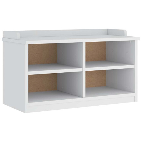 VidaXL vidaXL Hallway Bench SANDNES White 87x40x50 cm Solid Wood Pine