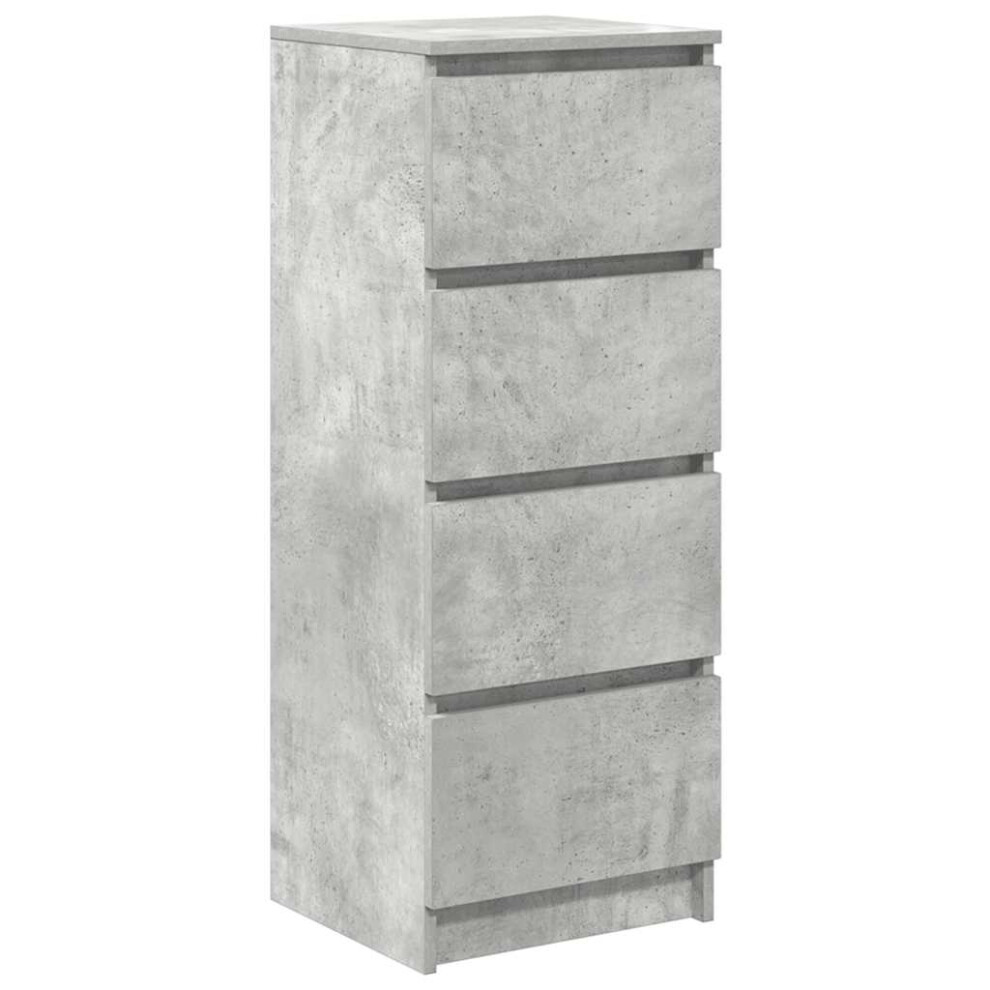 VIDAXL Sideboard Engineered Wood Grey 37.5x35x99 cm - Image 2