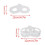 Lichtschwert-Wandhalterung 2 Löcher Transparent 2