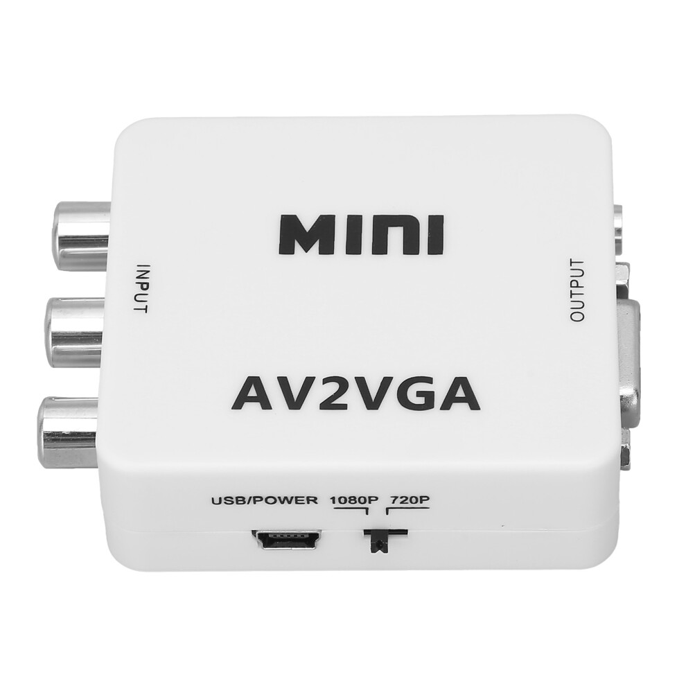 Mini Av To Vga Converter In Hd 1080P For Computer To Tv With Data Cable 4681391769729