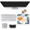 Gummimauspad mit Strandmuster, 12 x 10 Zoll 3