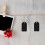 50 Sets Mini Double-Sided Wooden Chalkboard Tags with String, Writable Labels for Hanging and Craft Projects 3
