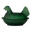 Candy Jar Candy Bowl with Lid,Dessert Plate Covered Candy-Green 1