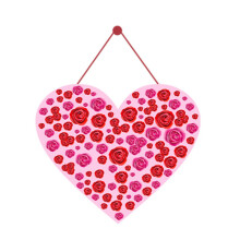 Valentinstag-Türhänger aus Papier für den Innen- und-Stil6