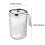 Jarra de plástico transparente con tapa, 2 litros, libre de BPA. 3